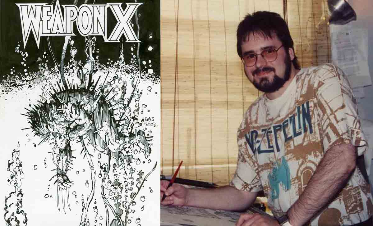 floyd trabajando en su estudio