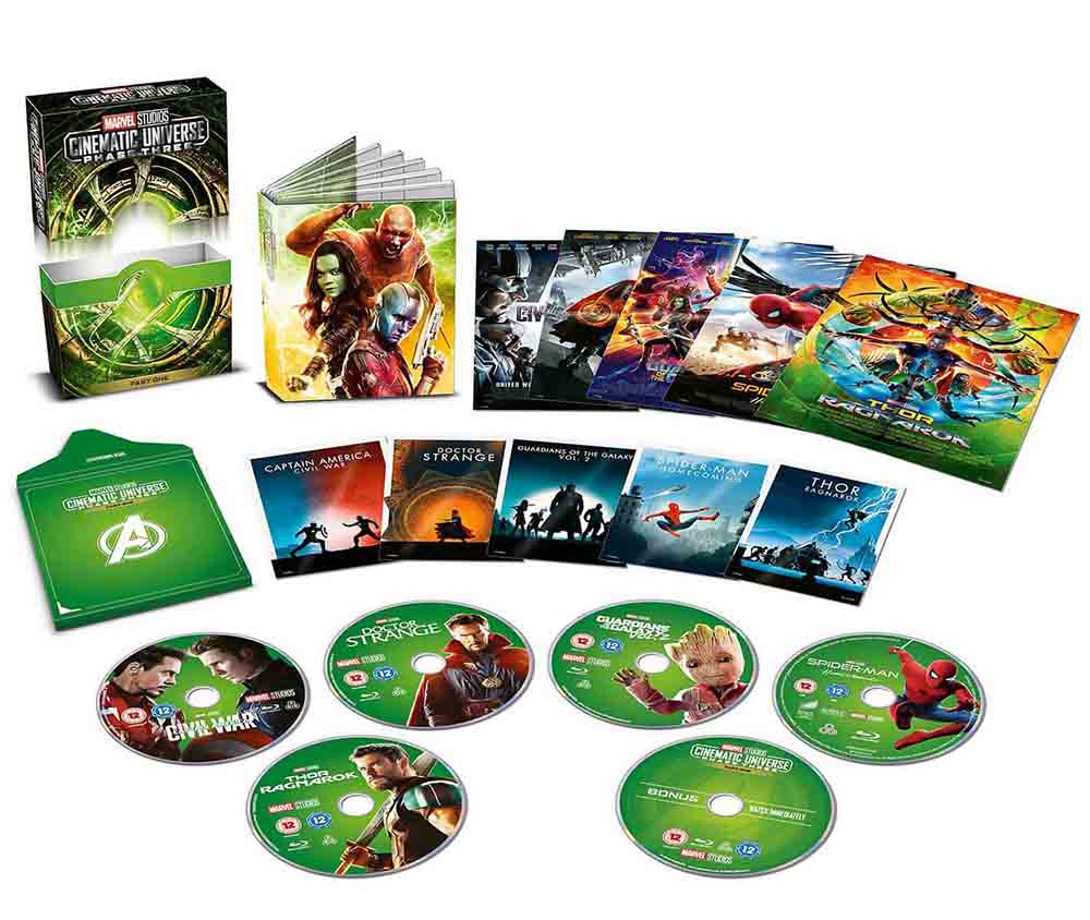 la saga de marvel en formato doméstico