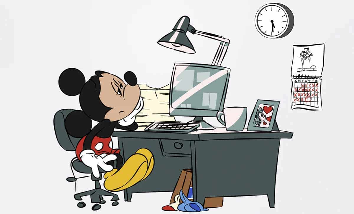 Los trabajadores de VFX de Disney montan un sindicato mickey mouse aburrido en el trabajo