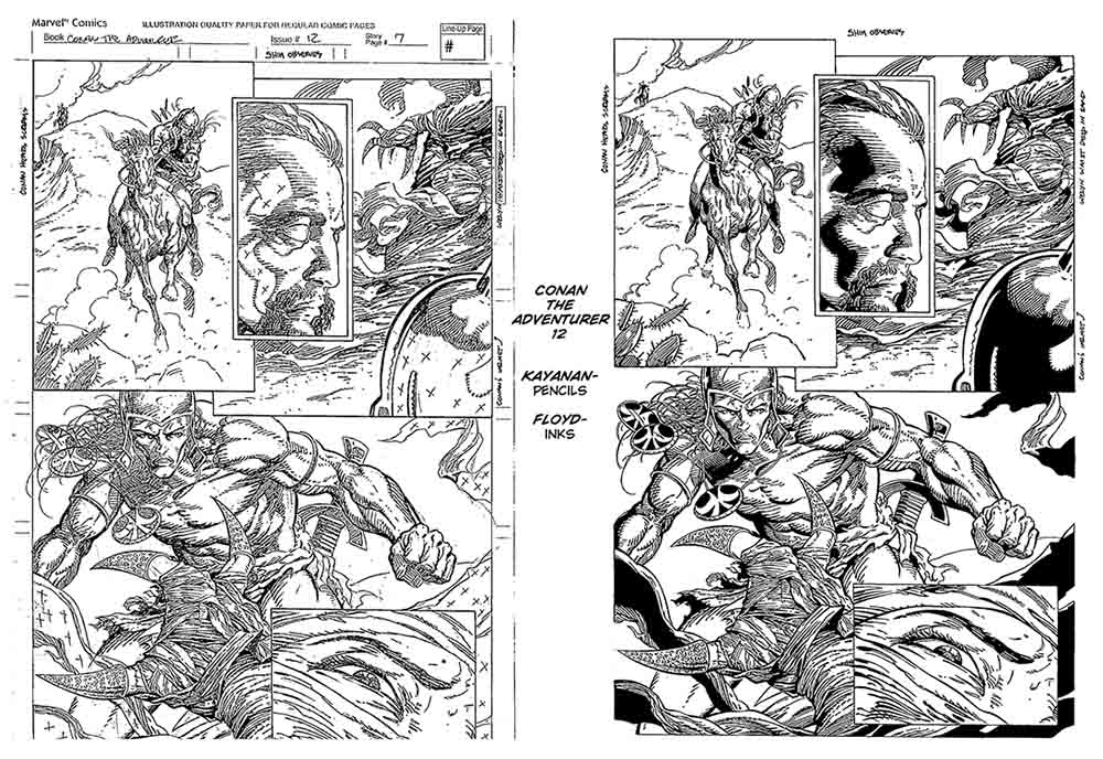 páginas de conan the adventurer