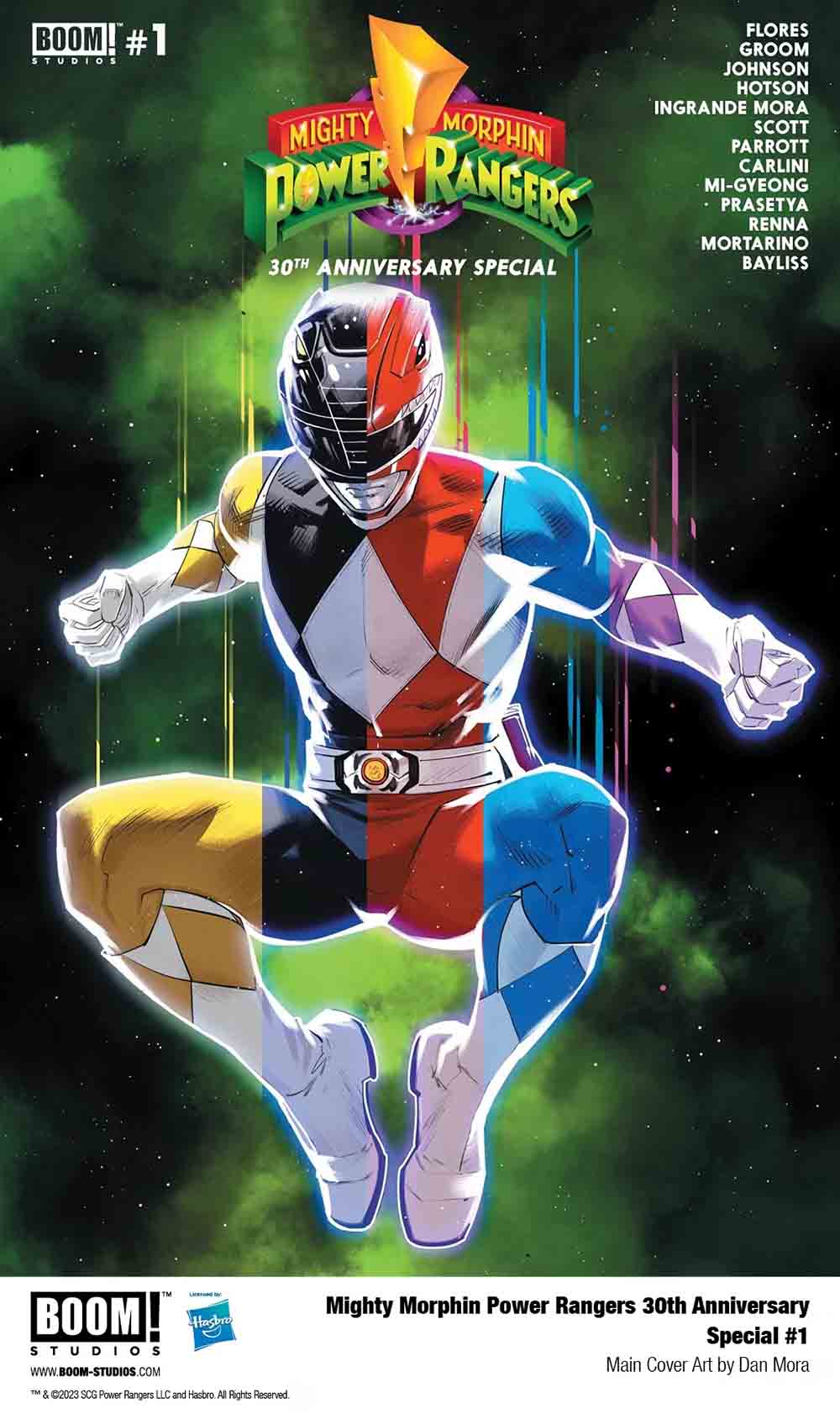 portadas del aniversario de power rangers