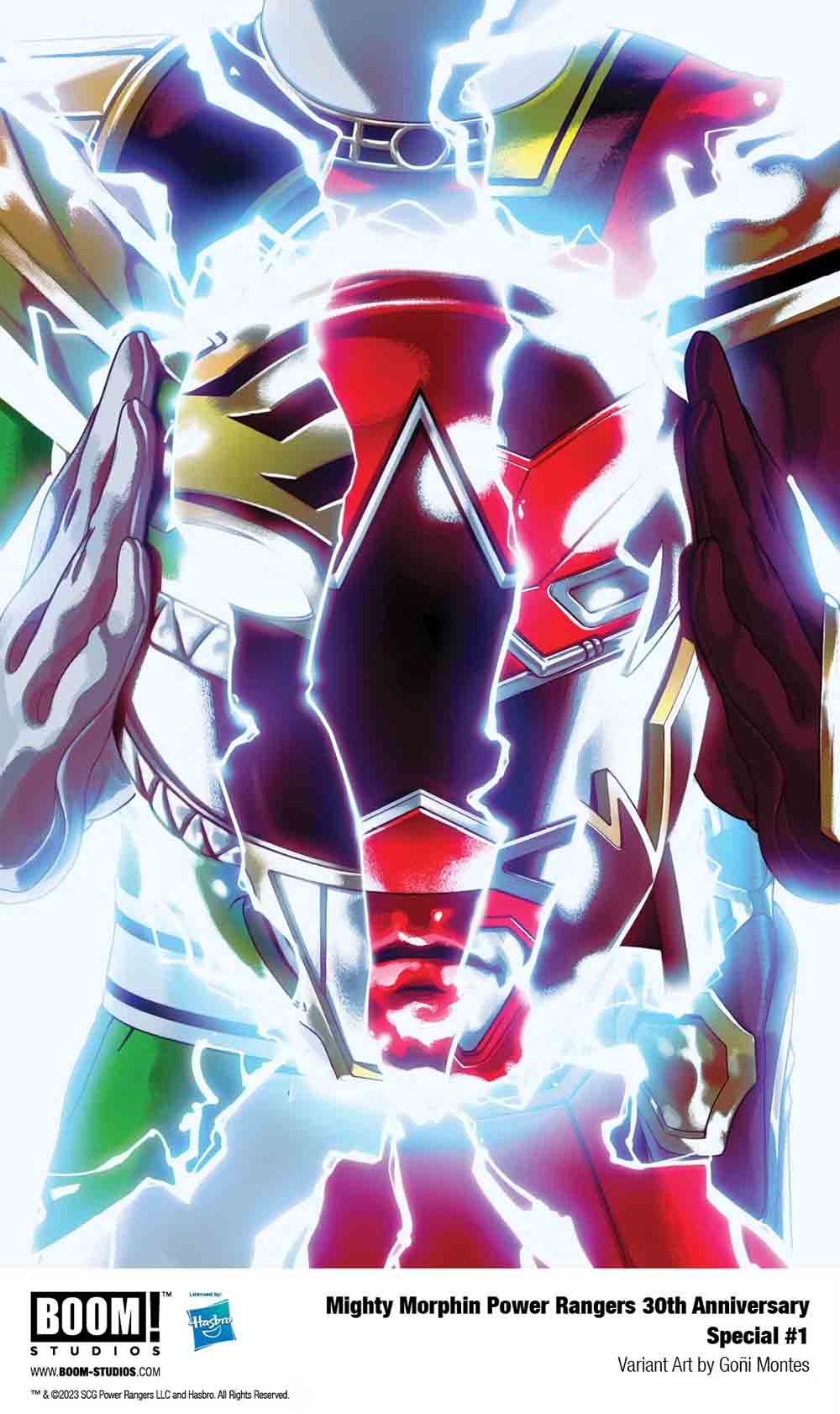 el 30º aniversario de power rangers llega al cómic