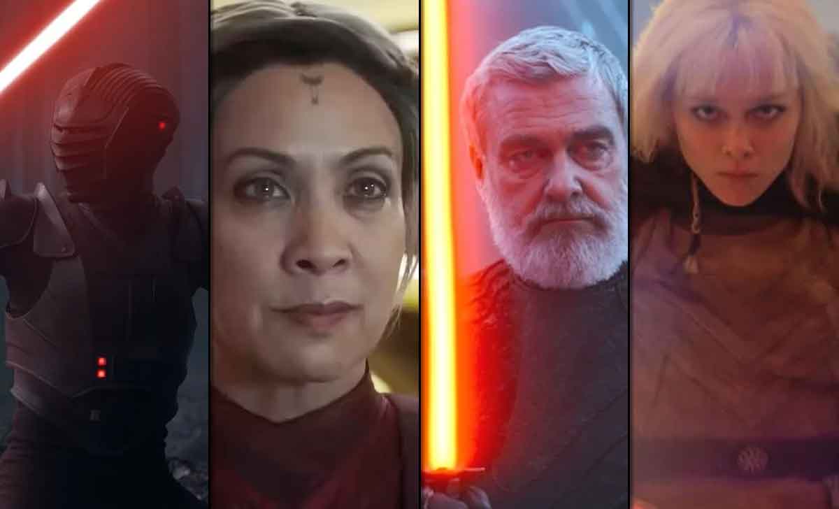 star wars presenta a los 4 villanos de ahsoka