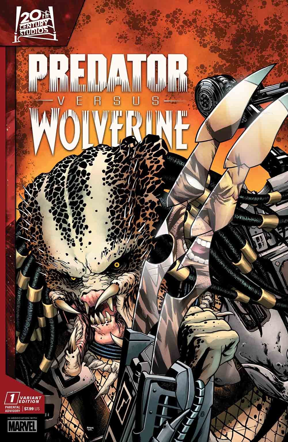 portadas de predator vs. wolverine