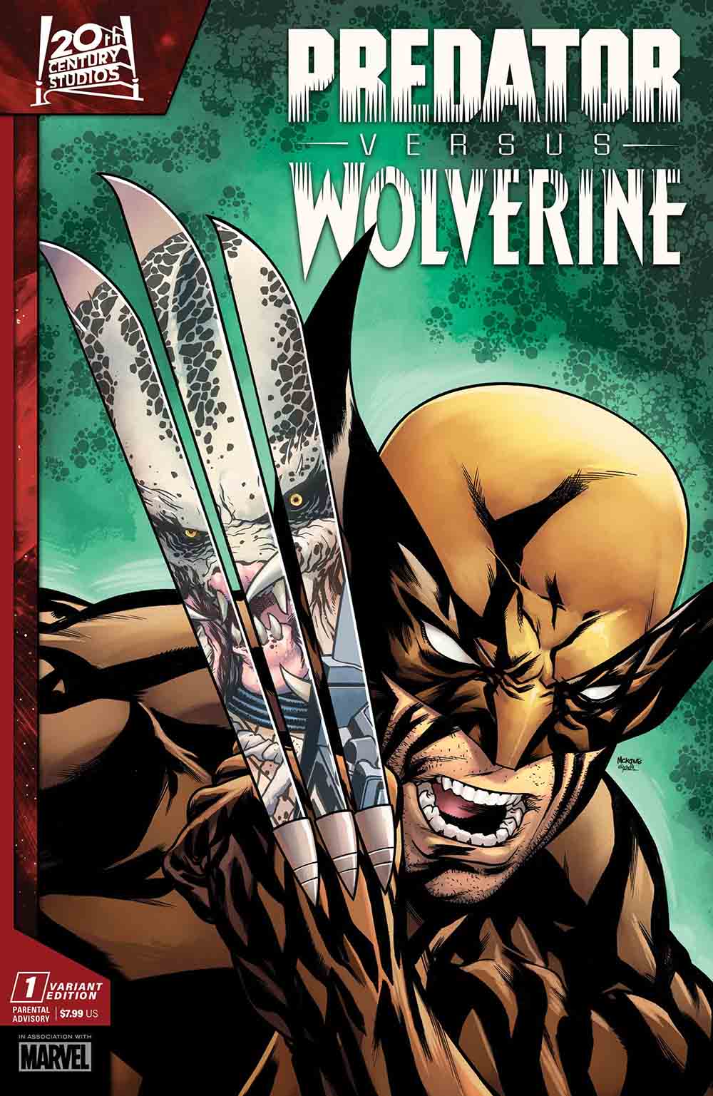 portadas de predator vs. wolverine