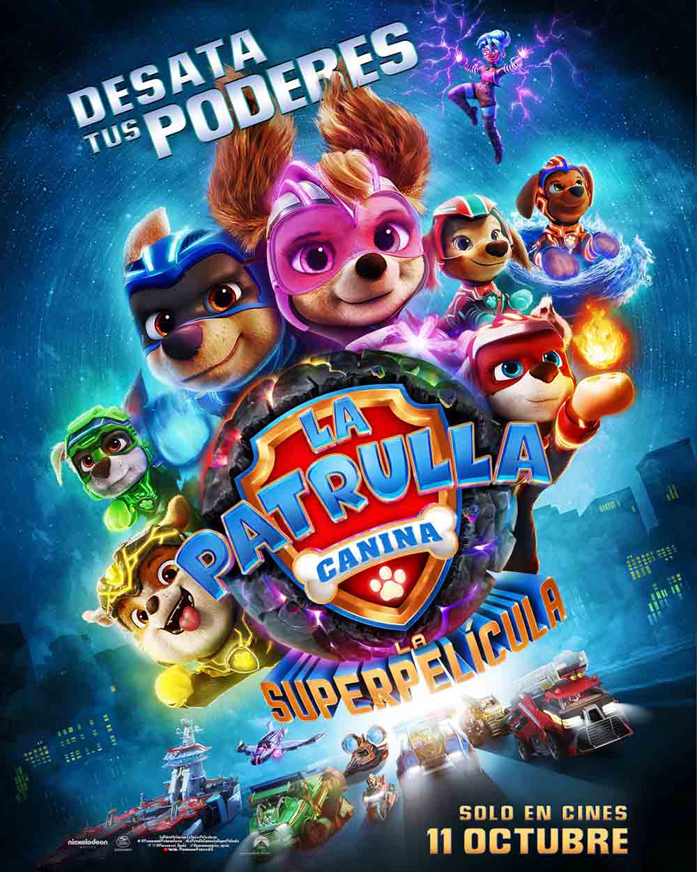el nuevo póster de la patrulla canina