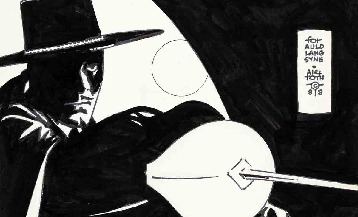 el zorro de alex toth original