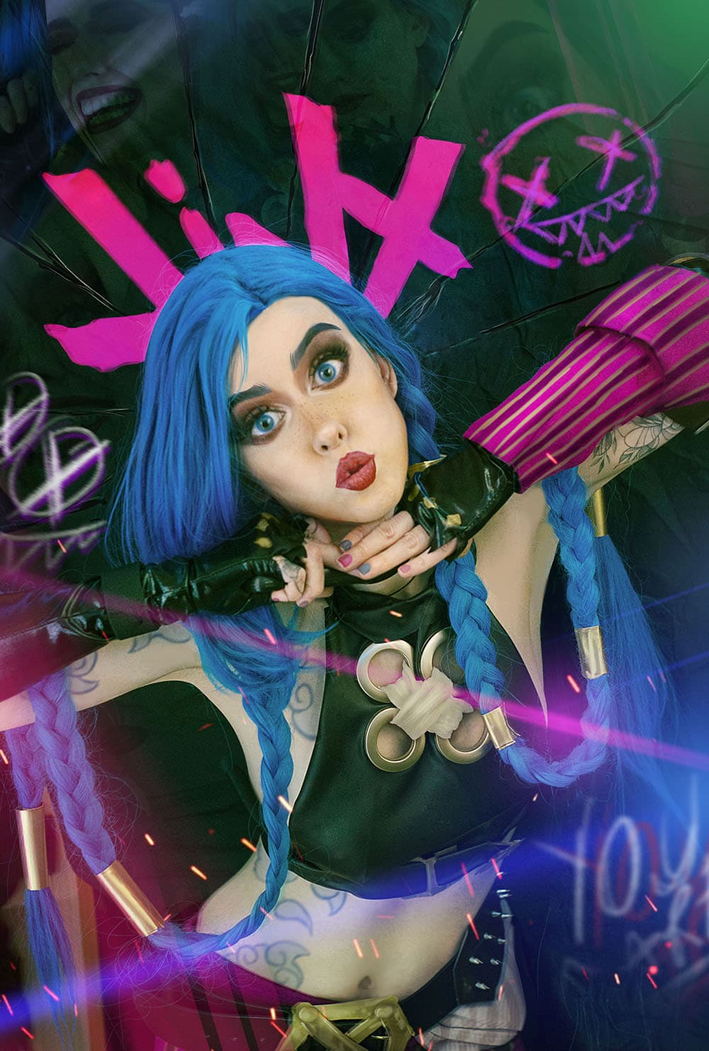 Eva Lara (Hiya) como Jinx