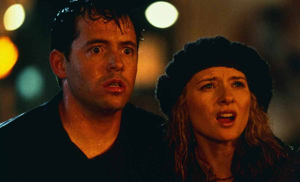 matthew broderick y maria pitillo en godzilla