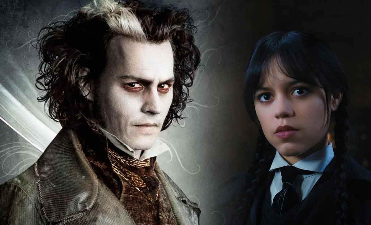 Johnny Depp y Jenna Ortega