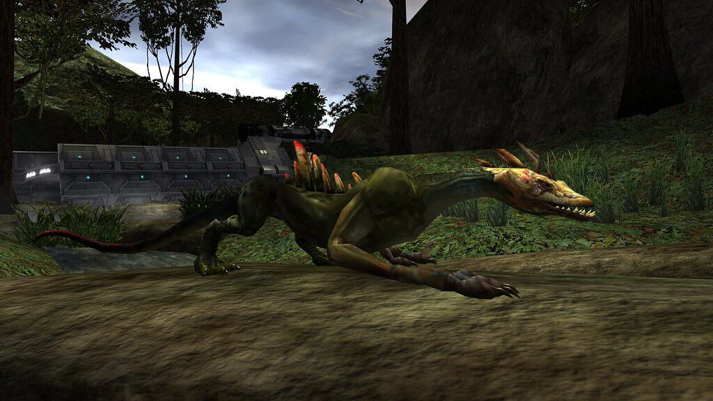 Sabine monta un aullador