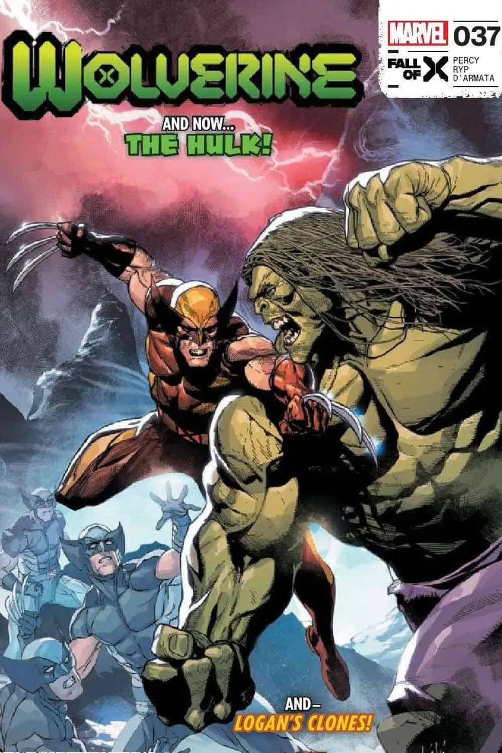 wolverine vs hulk de marvel