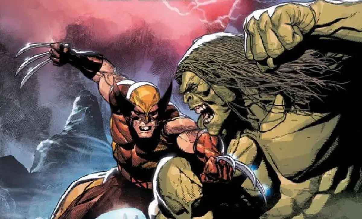 Wolverine vs Hulk de Marvel