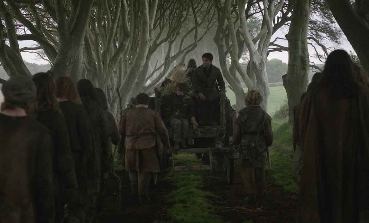 Dark Hedges en Juego de Tronos