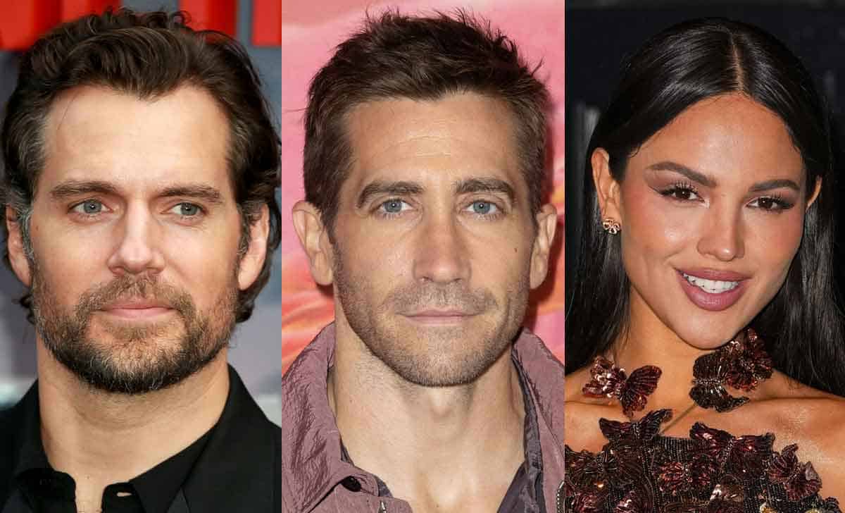 henry cavill, jake gyllenhaal y eiza gonzález