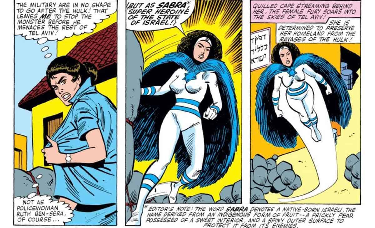 sabra de marvel comics