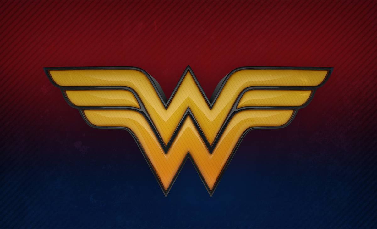 wonder woman logo wallpaper