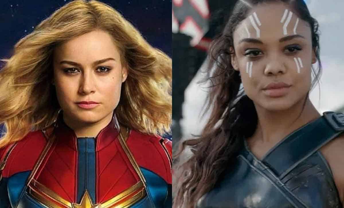 capitana marvel y valkiria