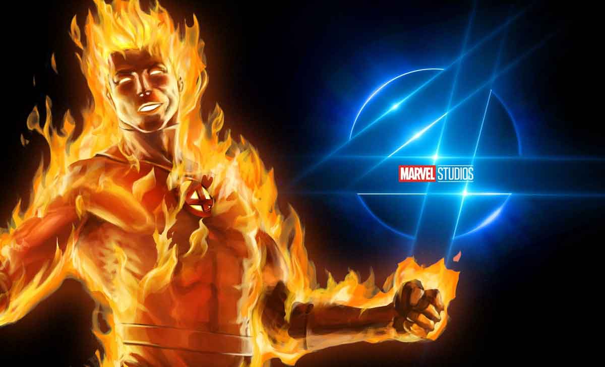 johnny storm de los cuatro fantásticos
