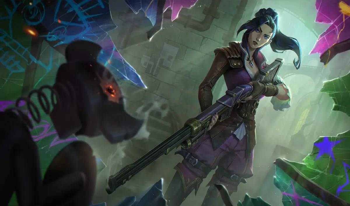 Caitlyn en League of Legends y Arcane temporada 2