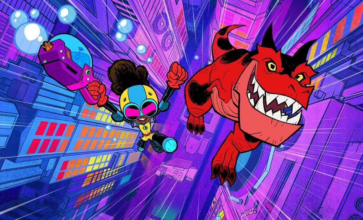 moon girl y dinosaurio diabólico / la serie más disney de marvel