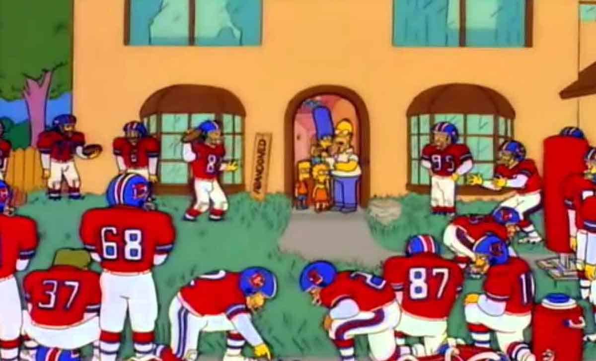 denver broncos en los simpson