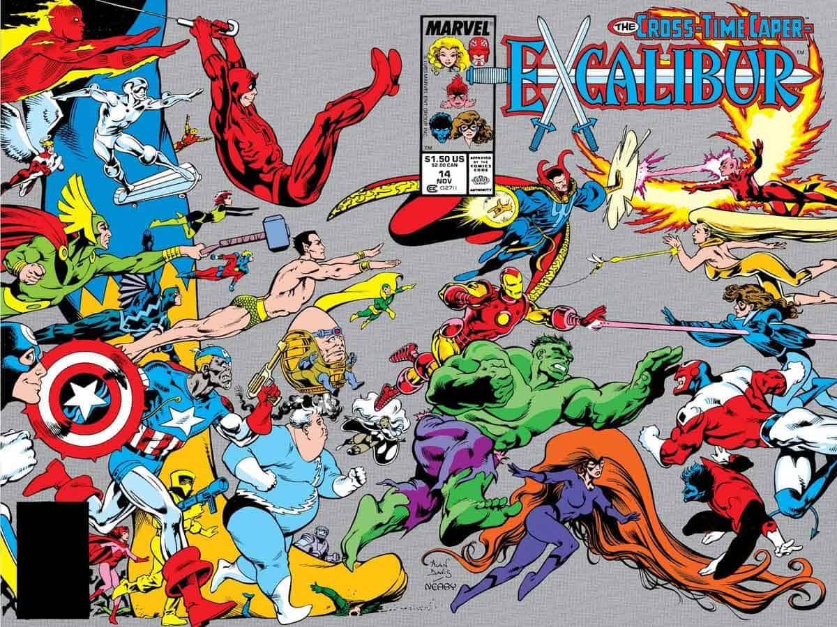 marvel gold excalibur 2