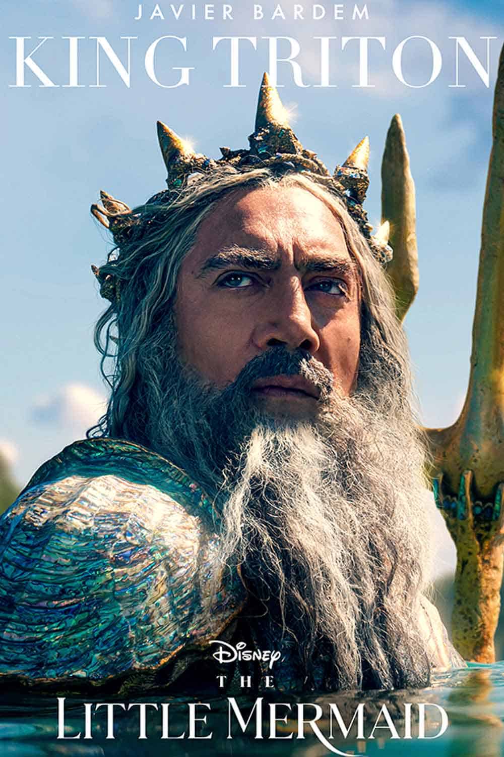 Javier Bardem en La Sirenita