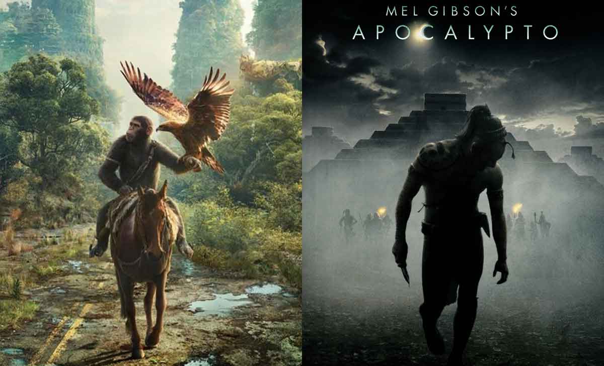 kingdom of the planet of the apes y apocalypto