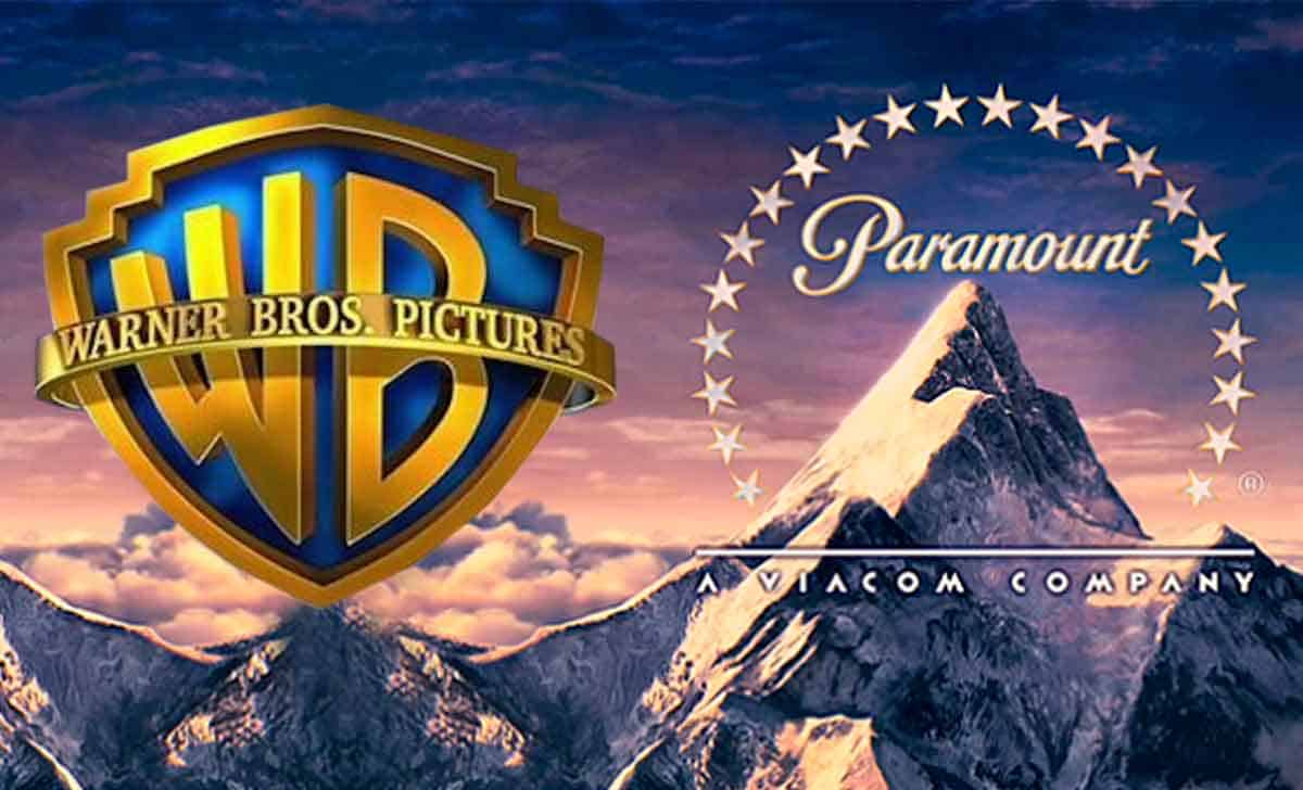 warner bros. y paramount - estudios de cine