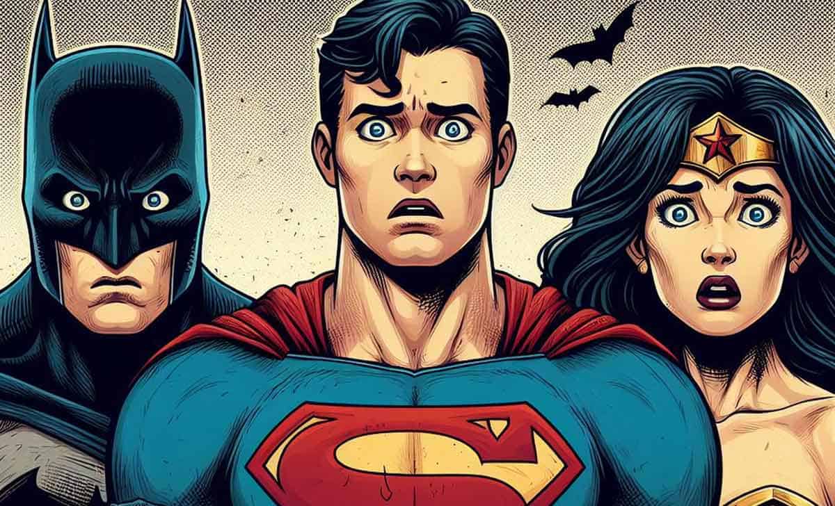 batman, superman y wonder woman