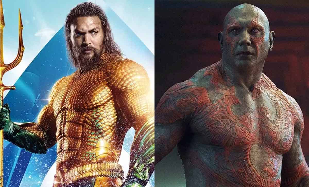 Jason Momoa y Dave Bautista