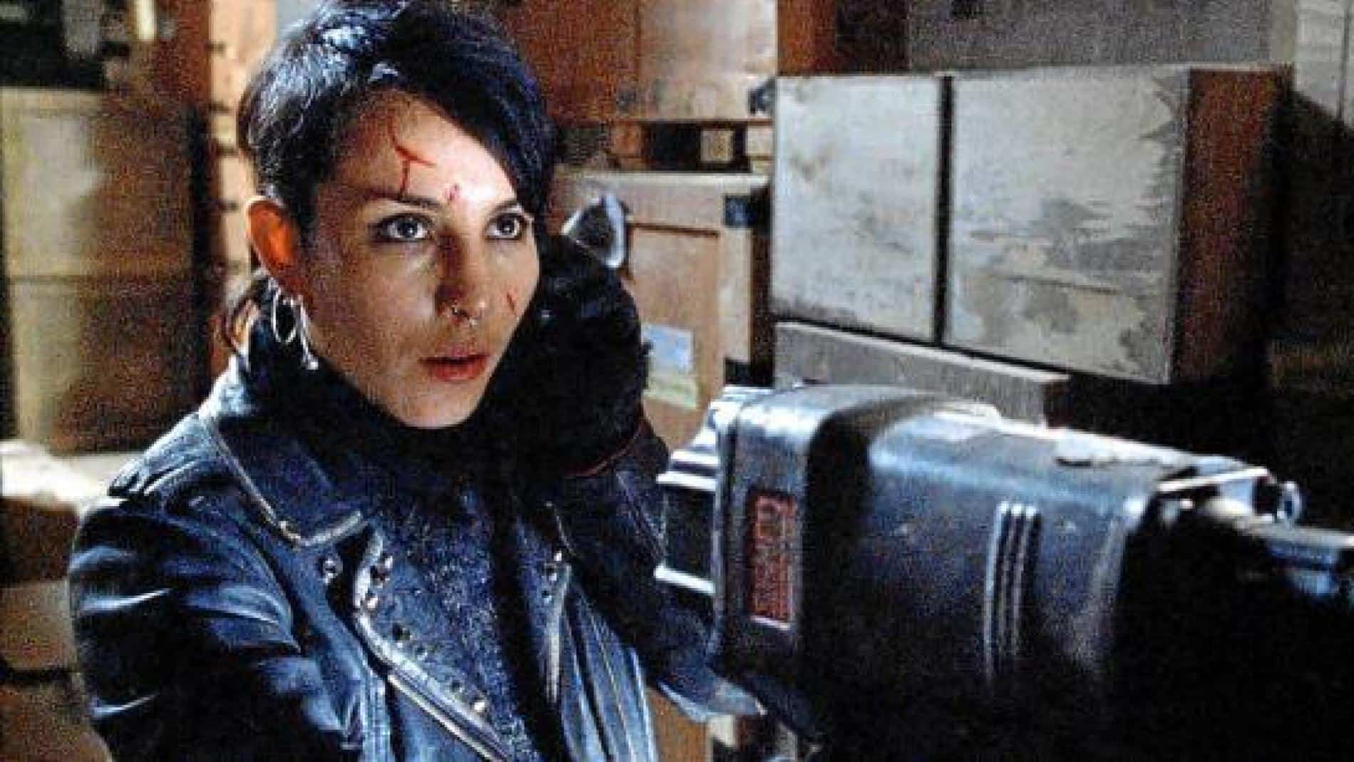 Noomi Rapace como Lisbeth Salander en la saga Millenium