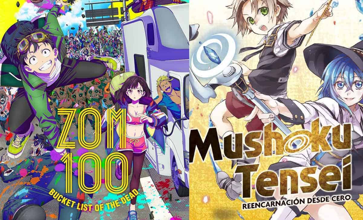 zom 100 y mushoku tensei, nominados en los anime awards 2024