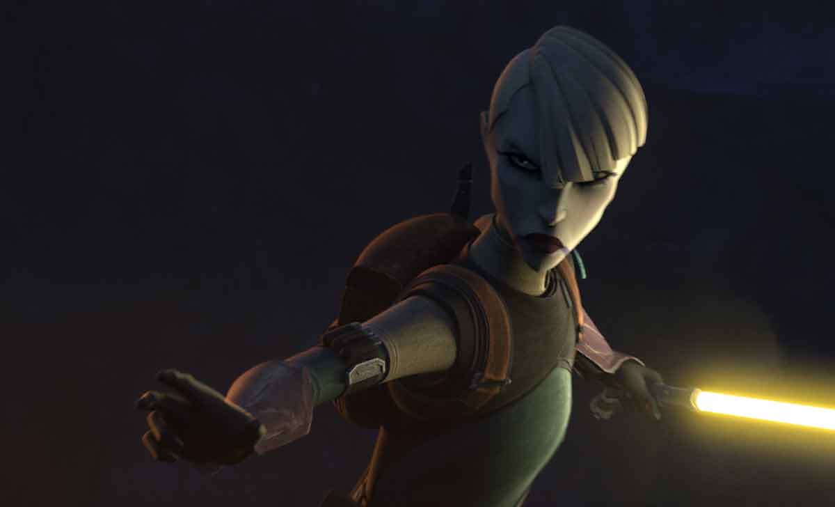 asajj ventress en la ultima temporada de star wars la remesa mala