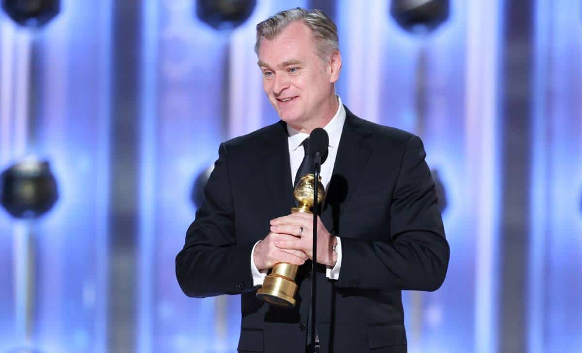 christopher nolan en los globos de oro 2024
