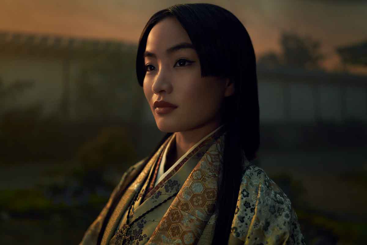 “SHŌGUN” -- Pictured: Anna Sawai as Toda Mariko. CR: Kurt Iswarienko/FX