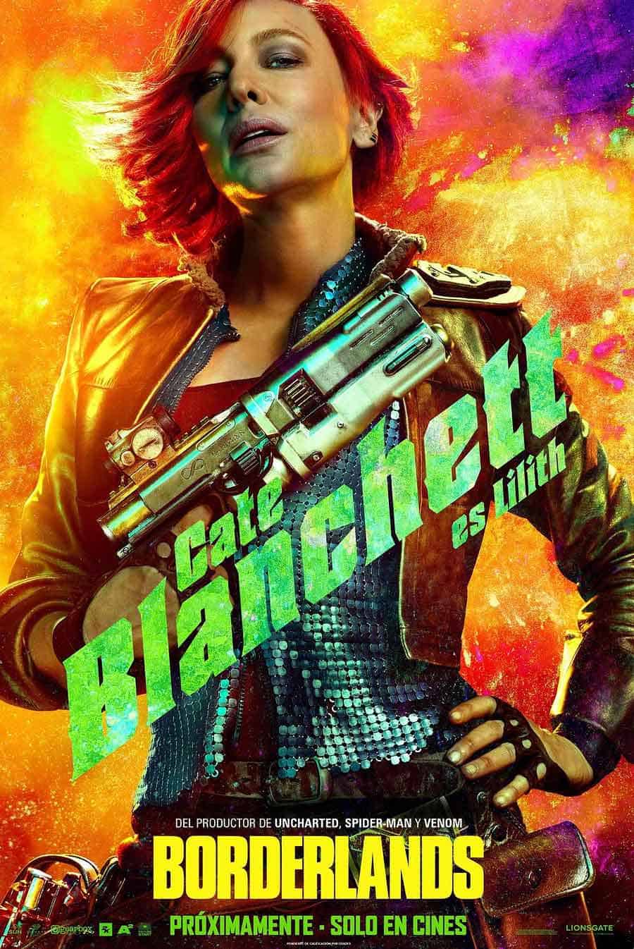 Cate Blanchett es Lilith. La reina del caos, la cabecilla de la panda, una mujerona de pies a cabeza 