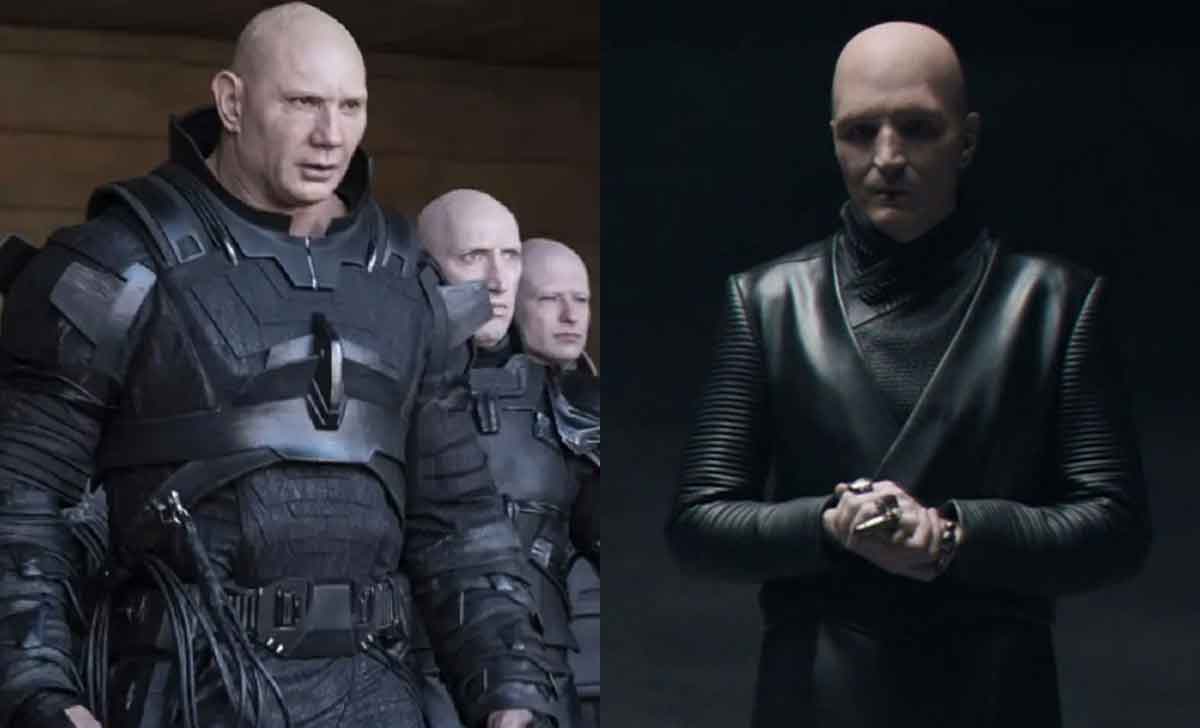 Dave Bautista y David Dastmalchian en DUNE