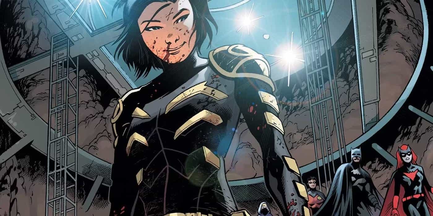 el traje de la batgirl del futuro