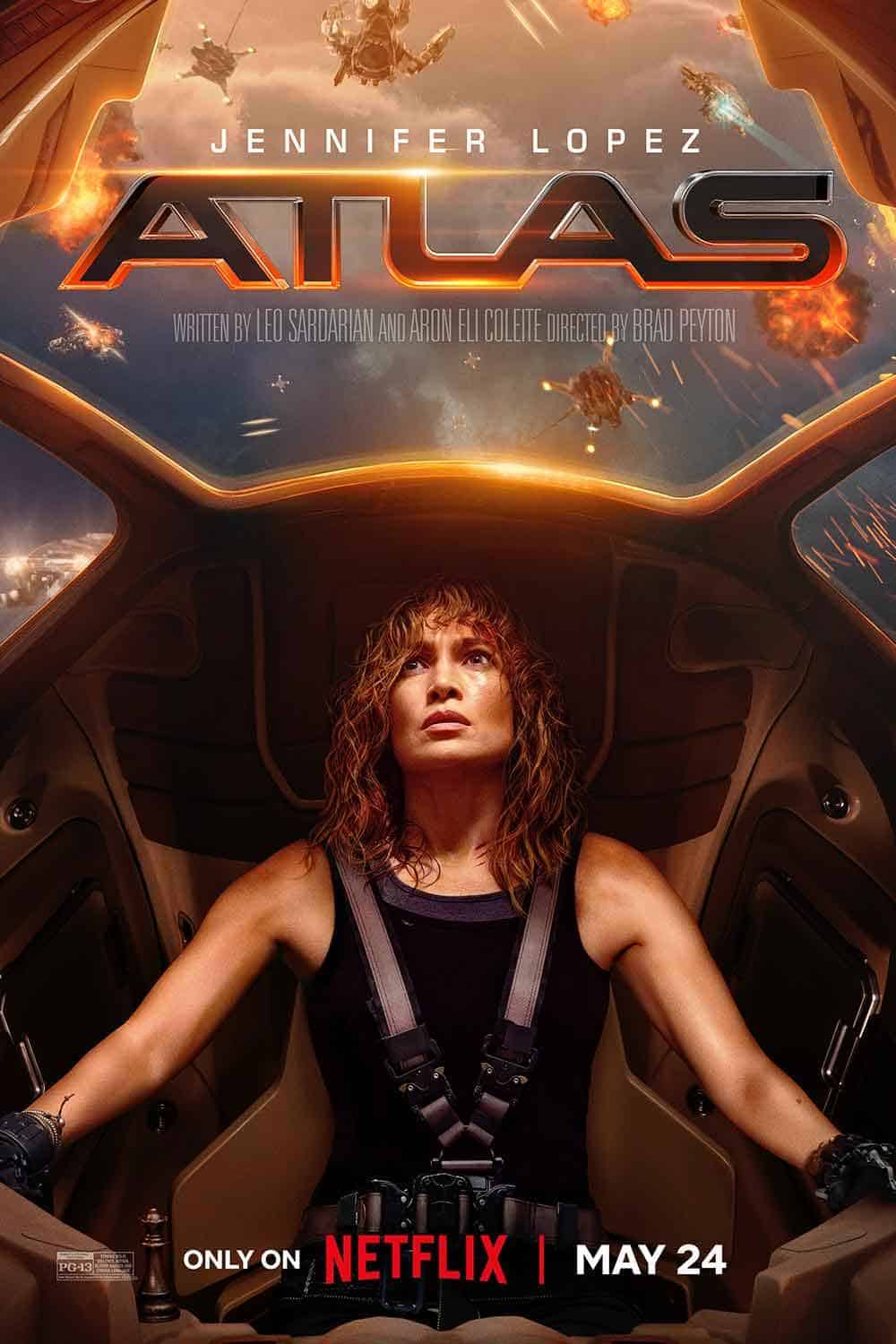 atlas ¡película de ciencia ficción de jennifer lopez!
