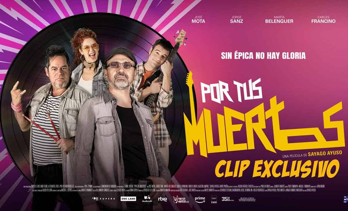 el 8 de marzo llega a los cines la comedia español por tus muertos, y desde cinemascomics.com os traemos un pequeño adelanto en exclusiva.