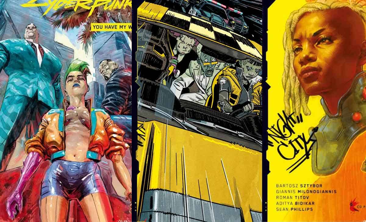 el universo de cyberpunk 2077 en los comics