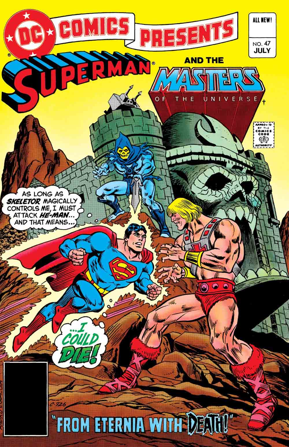 Superman y He-Man se enfrentan por primera vez