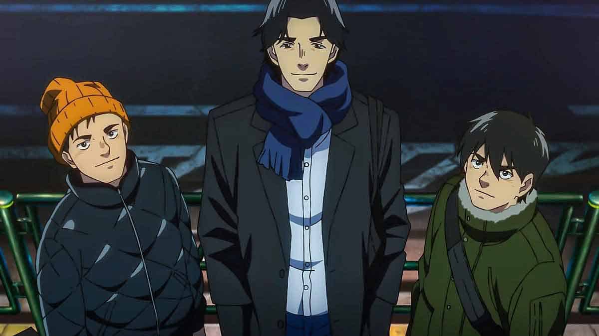 dai, yukinori y shunji en una escena de blue giant, 2024