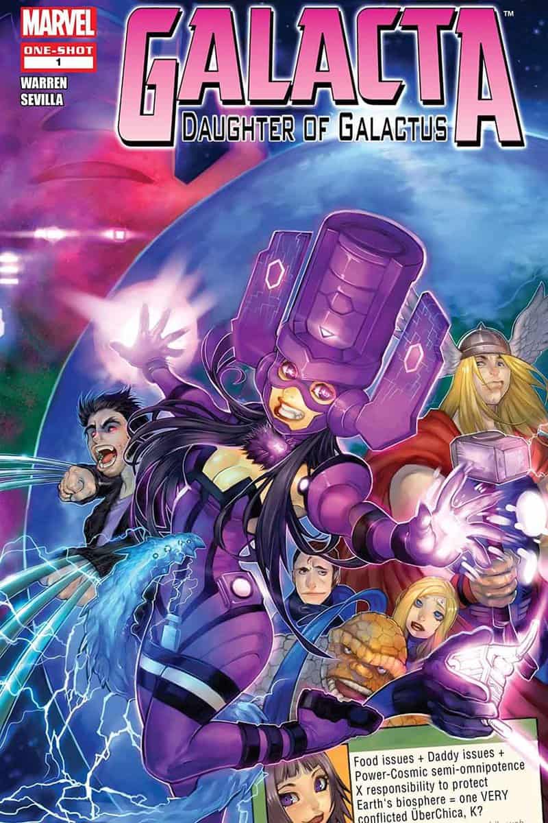 Galacta de Marvel, hija de Galactus
