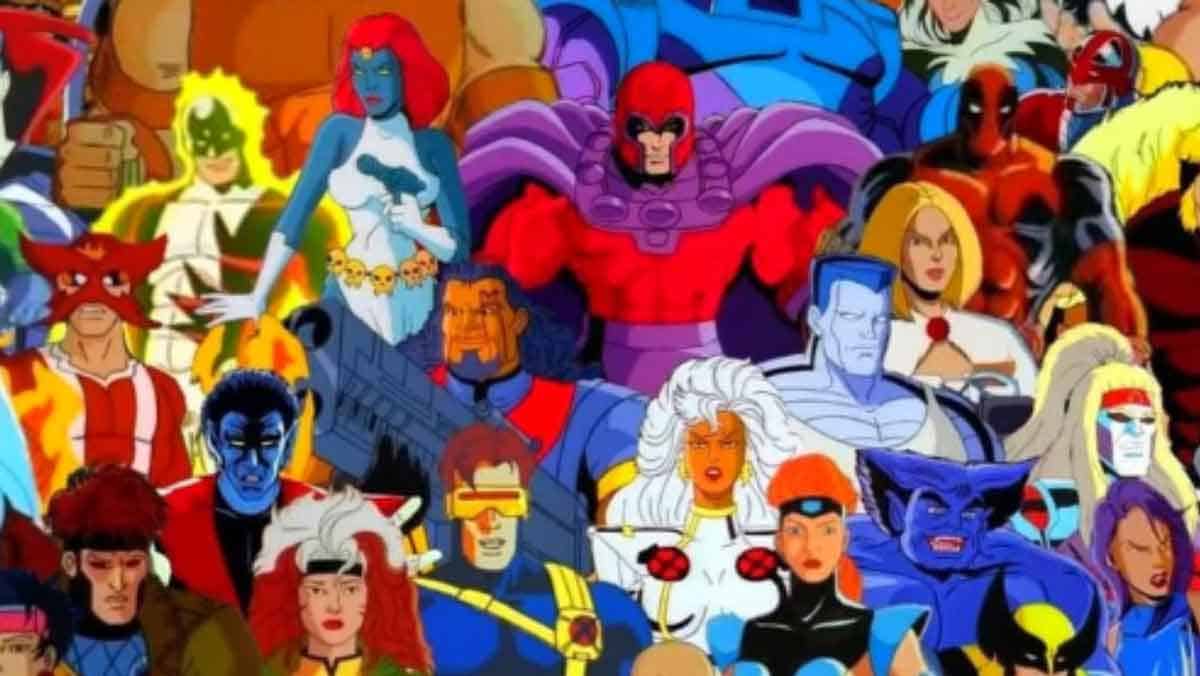 héroes y villanos de X-Men: la serie animada