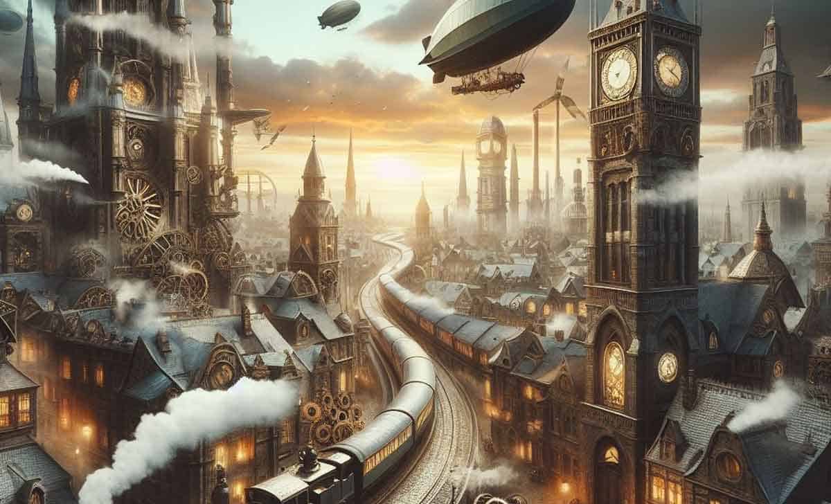 ciencia ficción steampunk de los 80