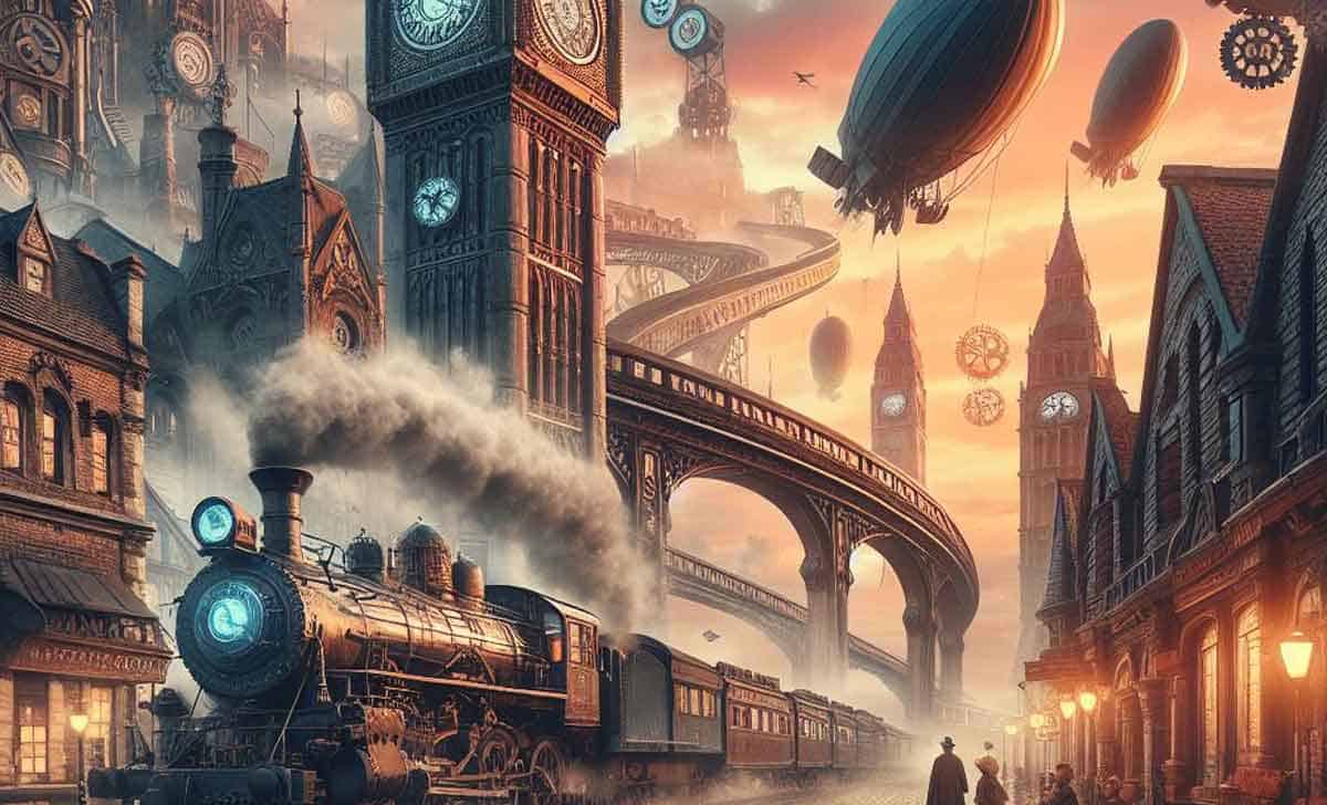 ciencia ficción steampunk de los 80