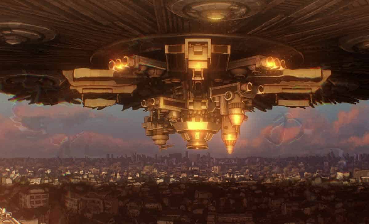 DEAD DEAD DEMONS DEDEDEDE DESTRUCTION, la historia distópica de ciencia ficción protagonizada por unas jóvenes, invade la programación de primavera de Crunchyroll.